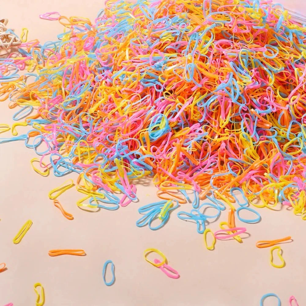 Colorful Hair Ties Pack — Gentle, Stretchy & No Breakage