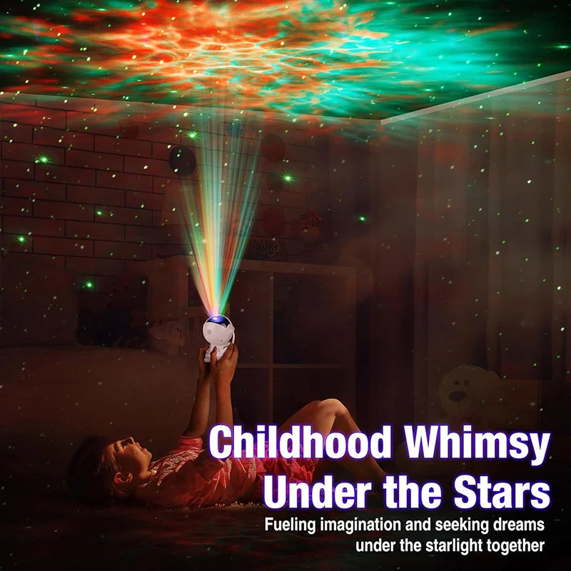 Astronaut Galaxy Projector Night Light — Turn Any Room Into Space