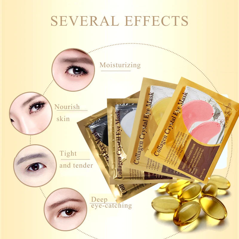Gold Collagen Eye Patches — Depuff & Brighten Under Eyes