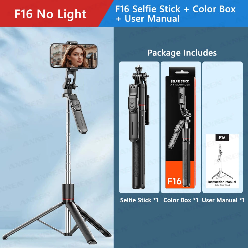 F16 Selfie Stick Tripod — The Ultimate Content Creator Tool
