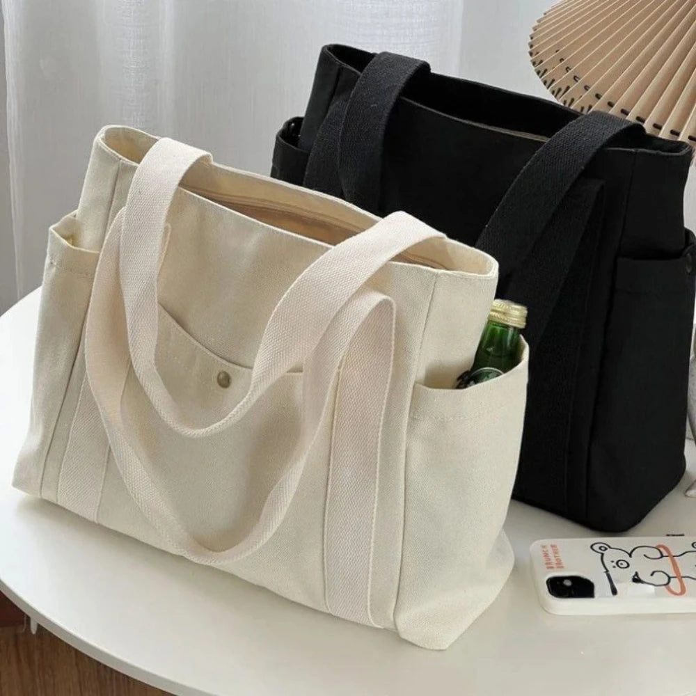 Canvas Tote Bag — Stylish, Spacious & Eco-Friendly