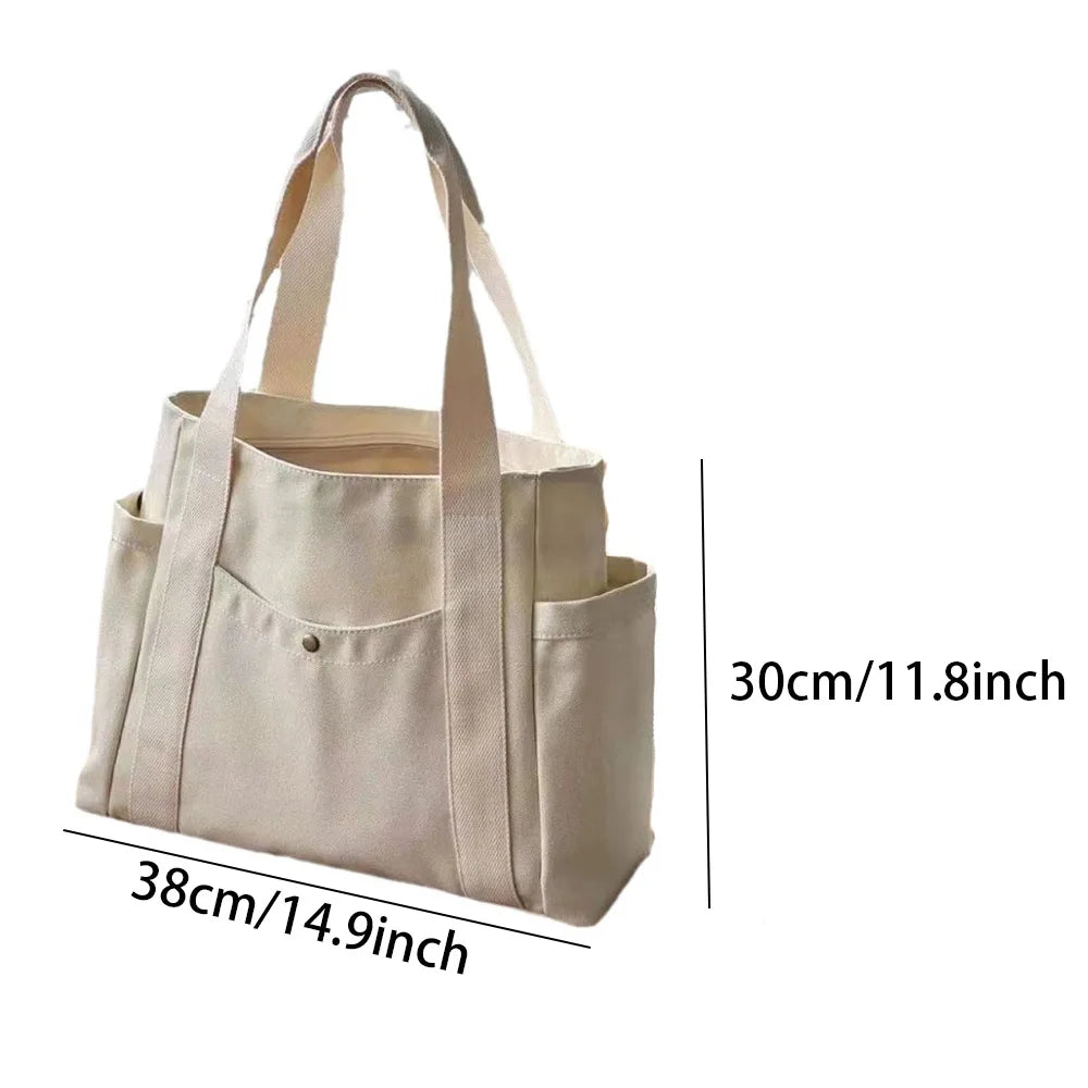 Canvas Tote Bag — Stylish, Spacious & Eco-Friendly