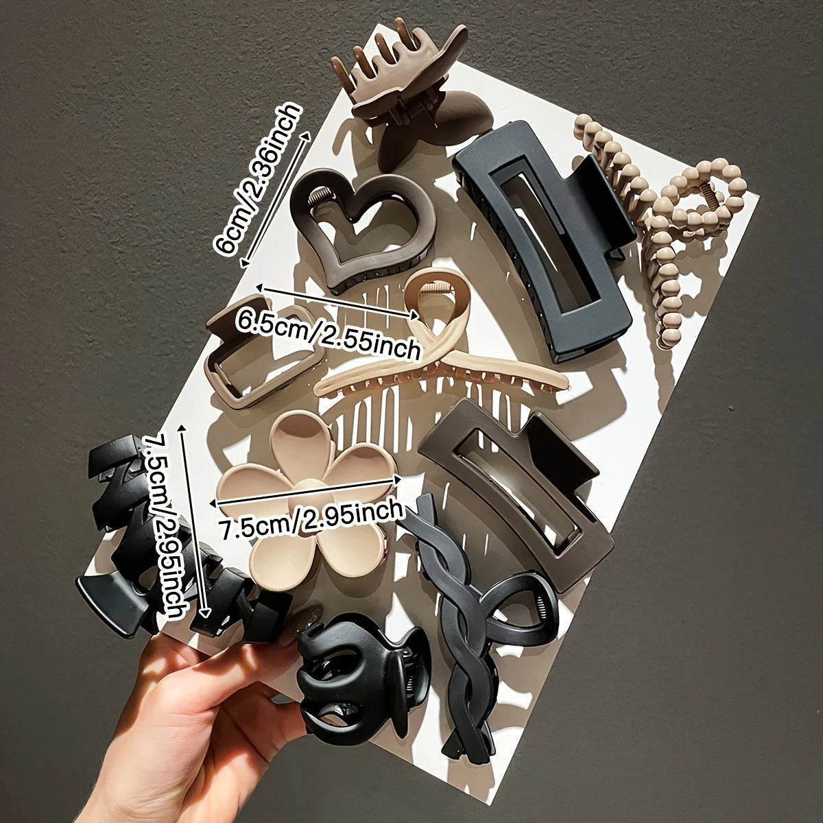 Frosted Hair Clip Set — Aesthetic, Trendy & Effortless
