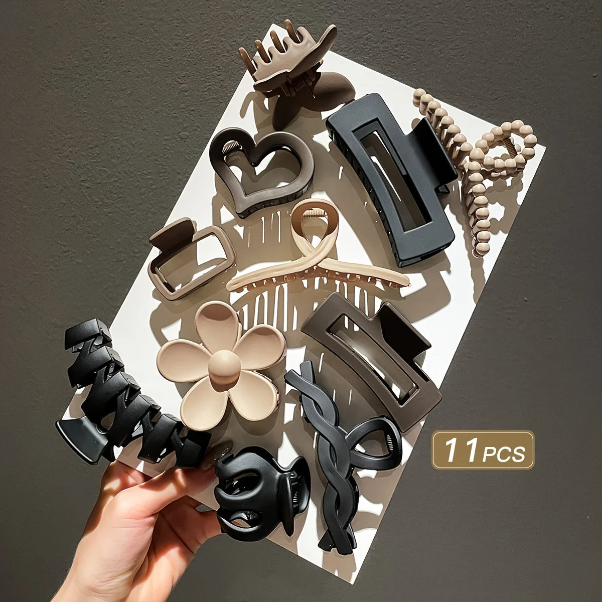 Frosted Hair Clip Set — Aesthetic, Trendy & Effortless