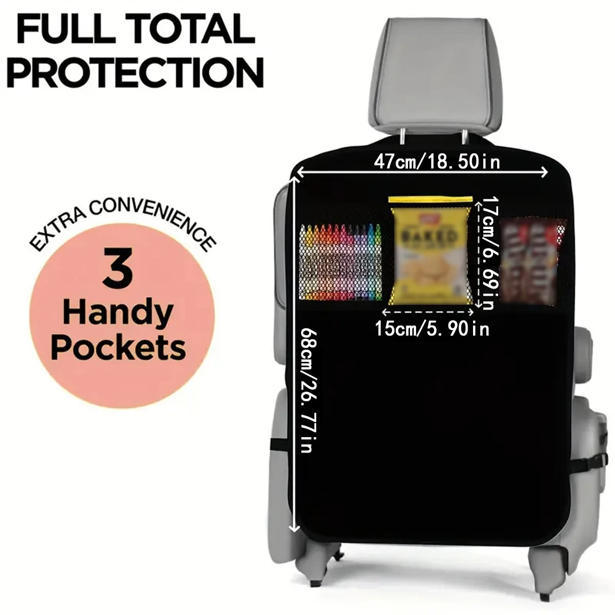 Car Seat Back Protector — Keep Your Seats Clean & Scratch-Free