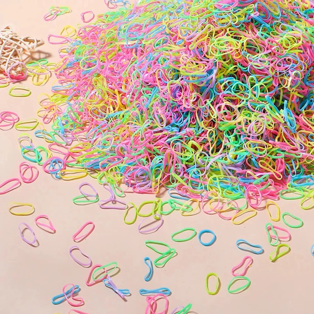 Colorful Hair Ties Pack — Gentle, Stretchy & No Breakage
