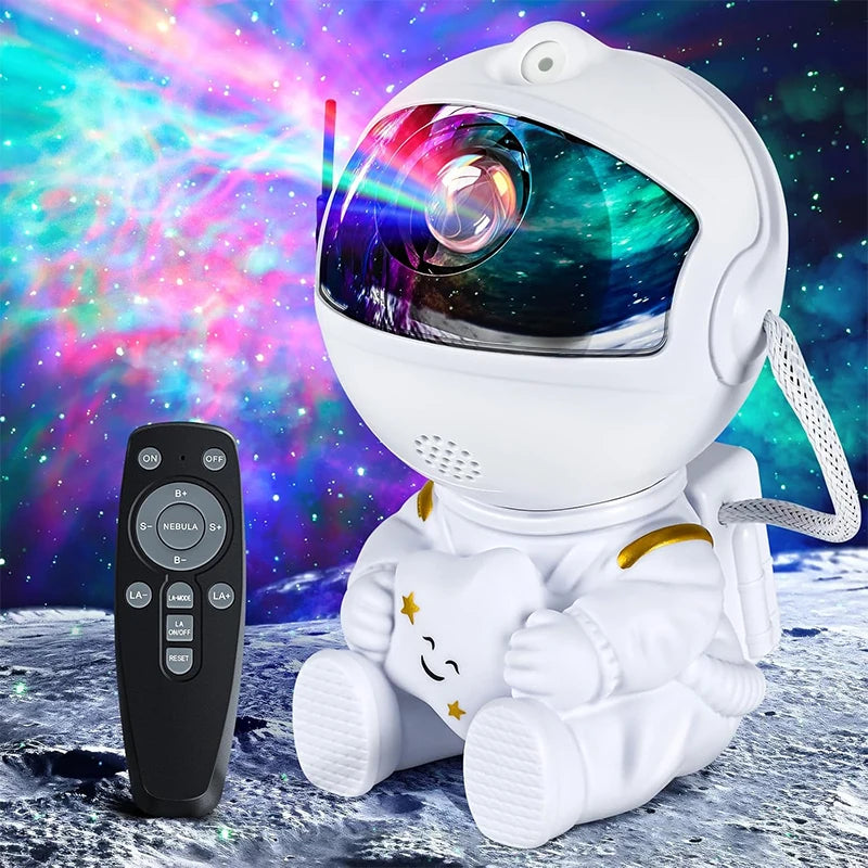Astronaut Galaxy Projector Night Light — Turn Any Room Into Space