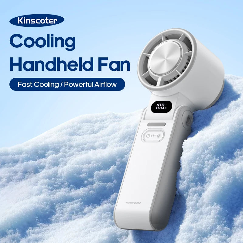 Portable Handheld Cooling Fan — Stay Cool Anywhere This Summer