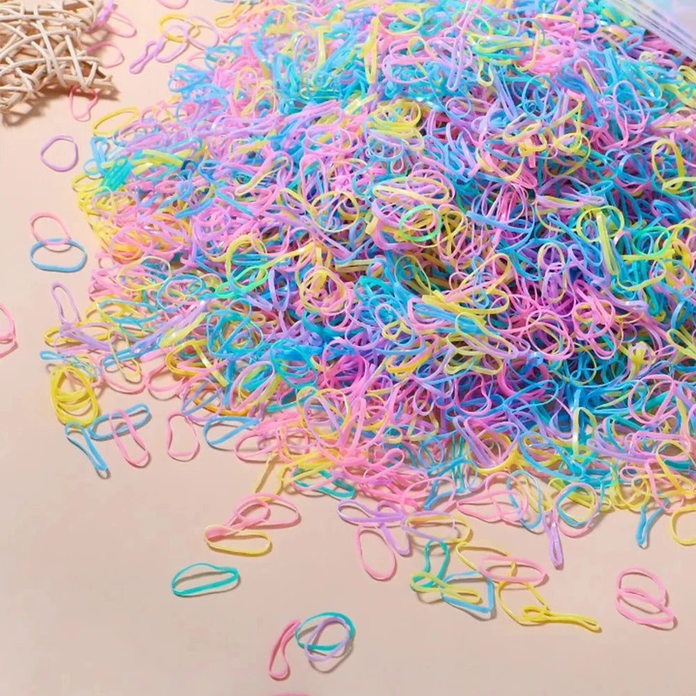 Colorful Hair Ties Pack — Gentle, Stretchy & No Breakage