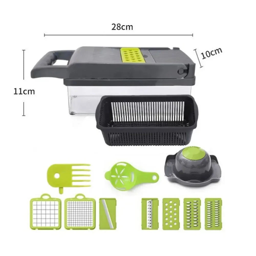 16-in-1 Vegetable Chopper & Slicer — Meal Prep in Seconds