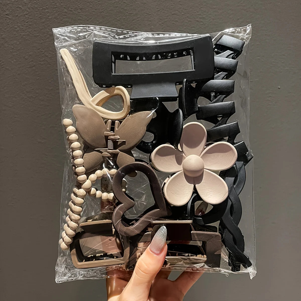 Frosted Hair Clip Set — Aesthetic, Trendy & Effortless