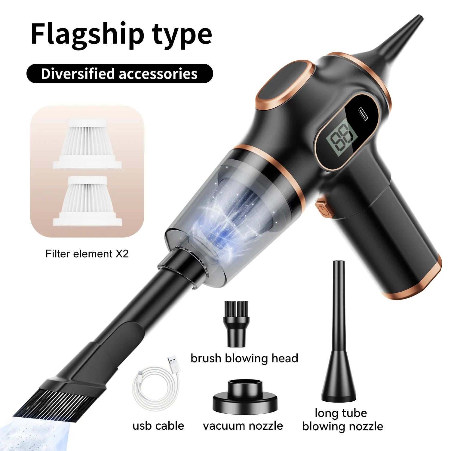 Wireless Mini Vacuum Cleaner — Clean Anywhere in Seconds