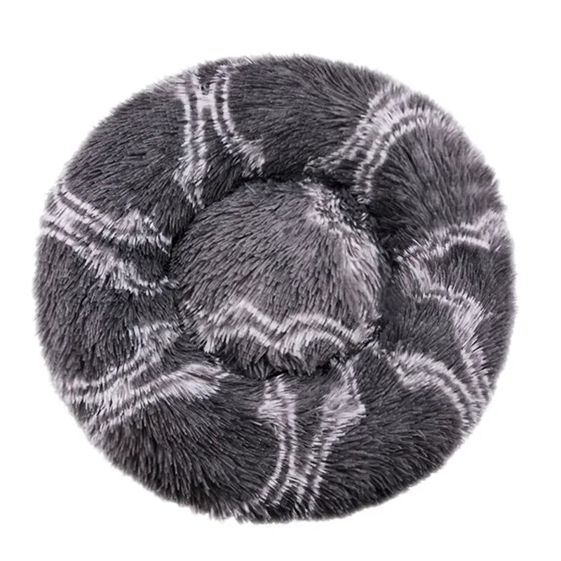 Round Plush Pet Bed — The Coziest Bed for Your Pet