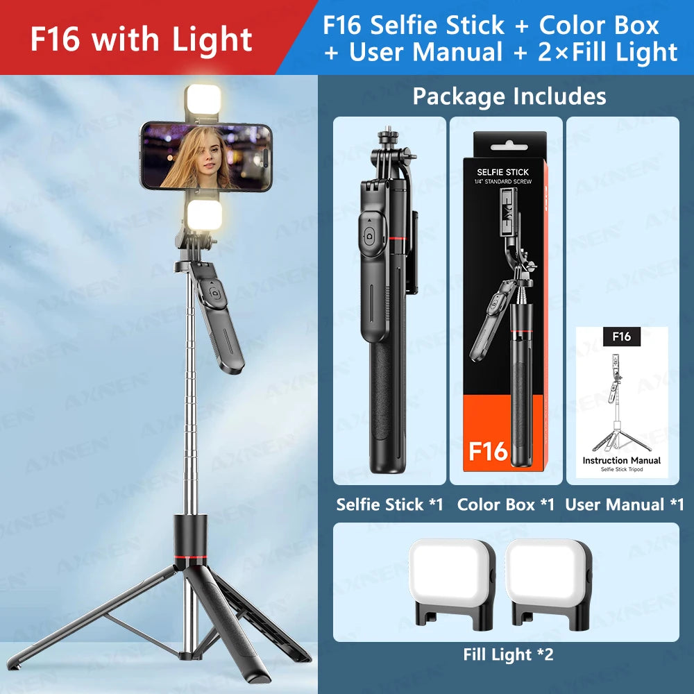 F16 Selfie Stick Tripod — The Ultimate Content Creator Tool