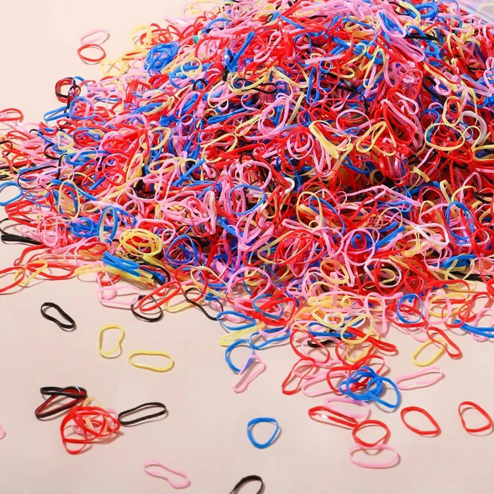 Colorful Hair Ties Pack — Gentle, Stretchy & No Breakage