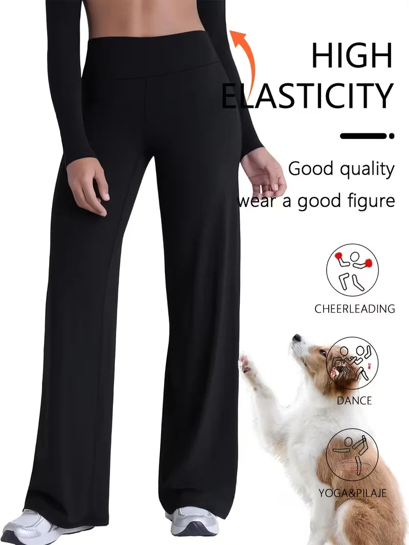 Women's Straight Leg Yoga Pants — Effortlessly Stylish & Comfortable