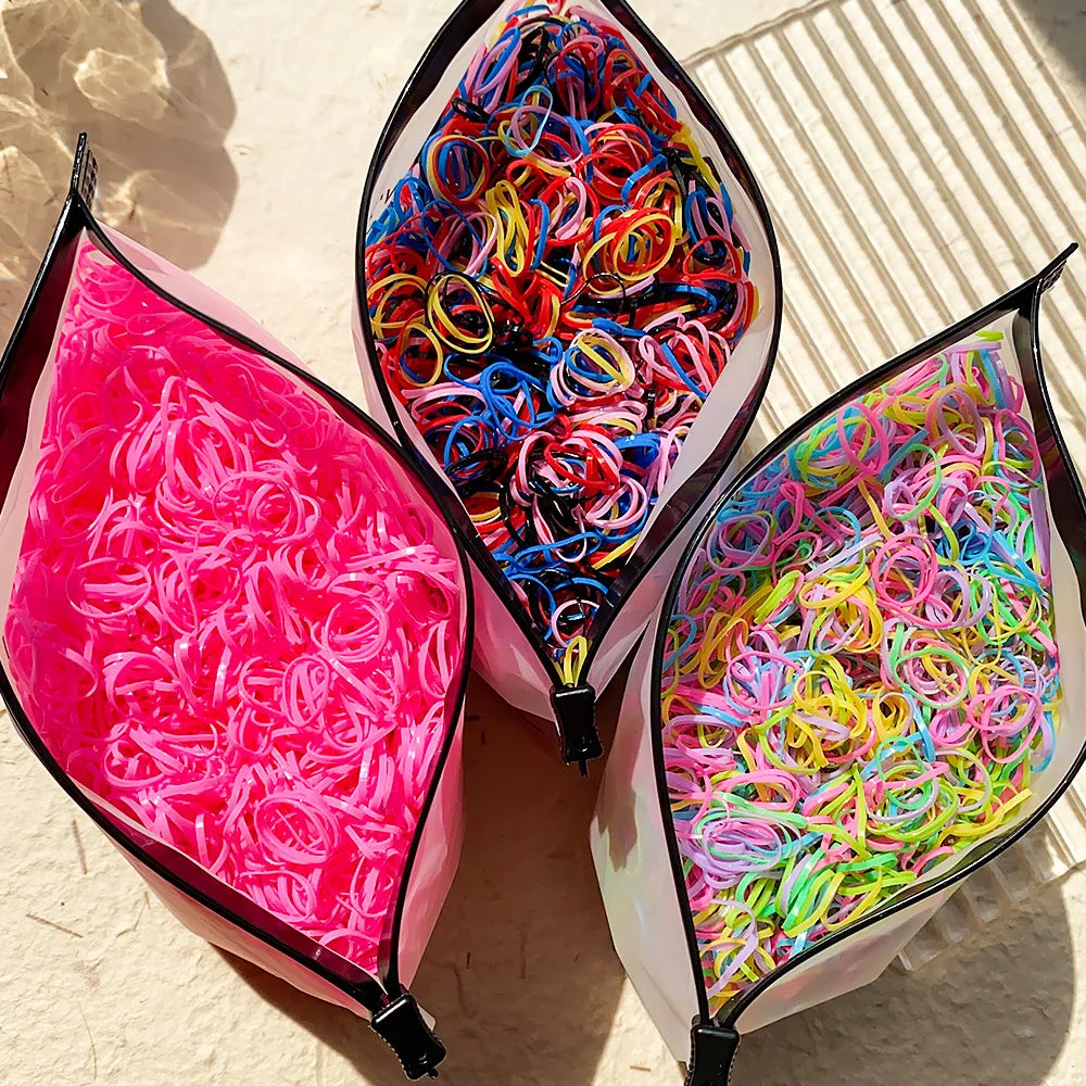 Colorful Hair Ties Pack — Gentle, Stretchy & No Breakage