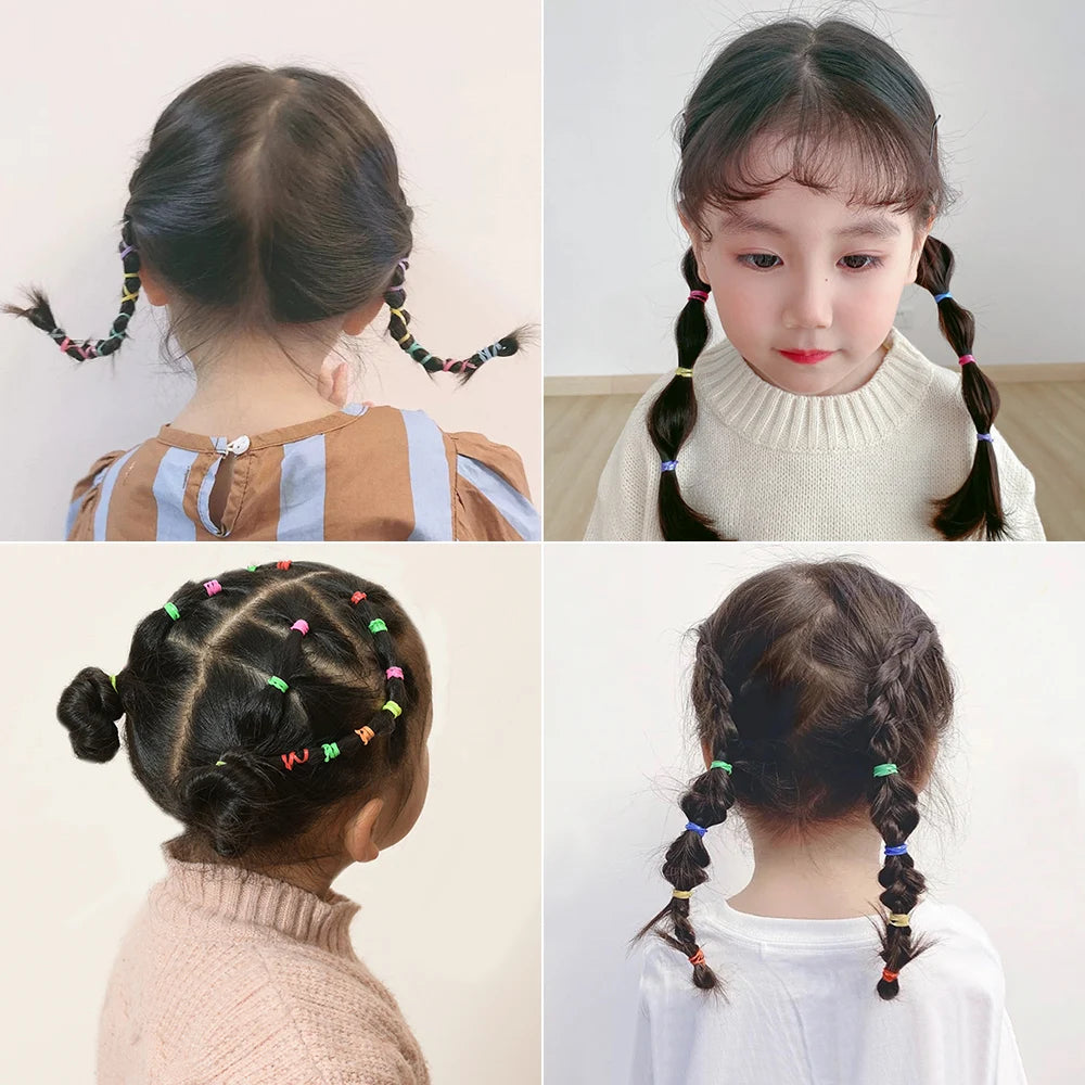 Colorful Hair Ties Pack — Gentle, Stretchy & No Breakage