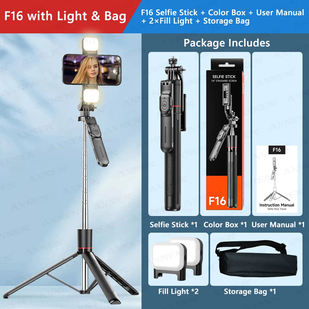 F16 Selfie Stick Tripod — The Ultimate Content Creator Tool
