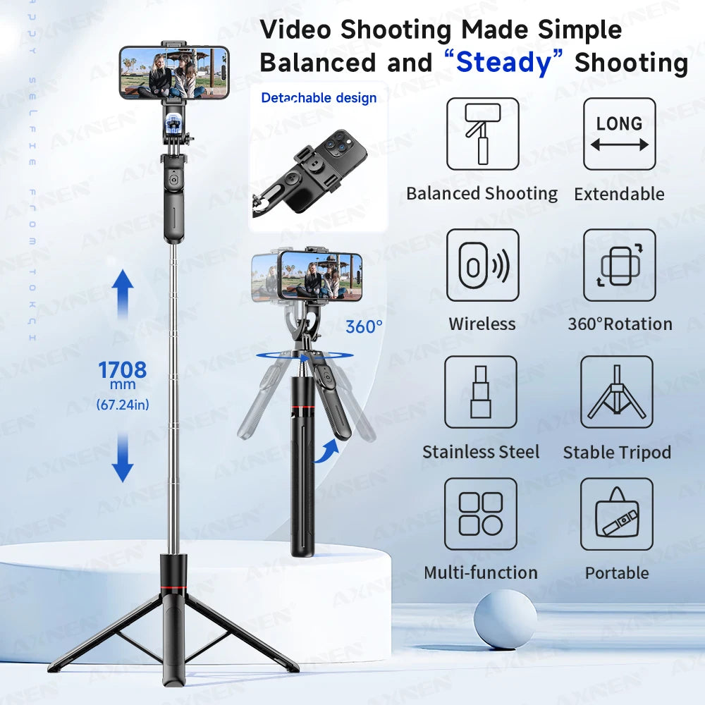 F16 Selfie Stick Tripod — The Ultimate Content Creator Tool