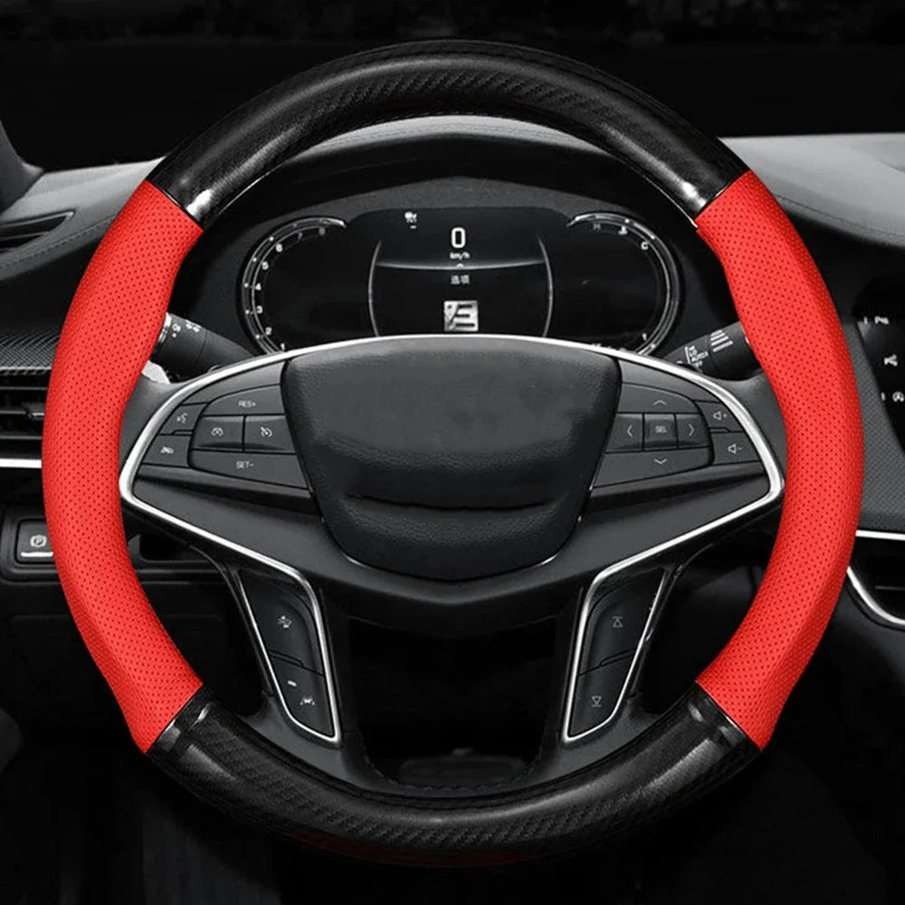 Carbon Fiber Steering Wheel Cover — Upgrade Your Interior