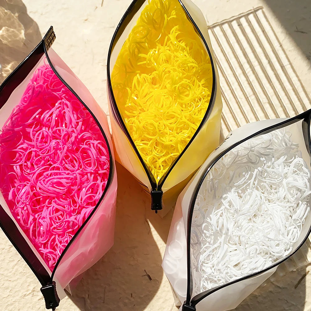 Colorful Hair Ties Pack — Gentle, Stretchy & No Breakage