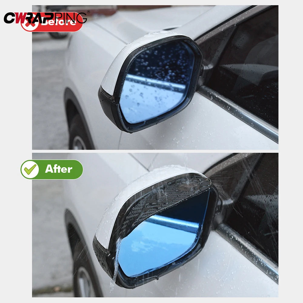 Car Mirror Rain Visor Covers — Keep Your Mirrors Clear