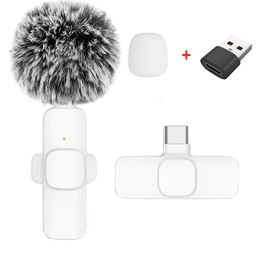 Mini Wireless Lavalier Microphone — Crystal Clear Audio Anywhere