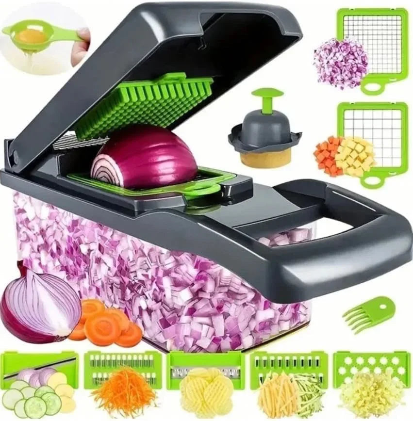 16-in-1 Vegetable Chopper & Slicer — Meal Prep in Seconds