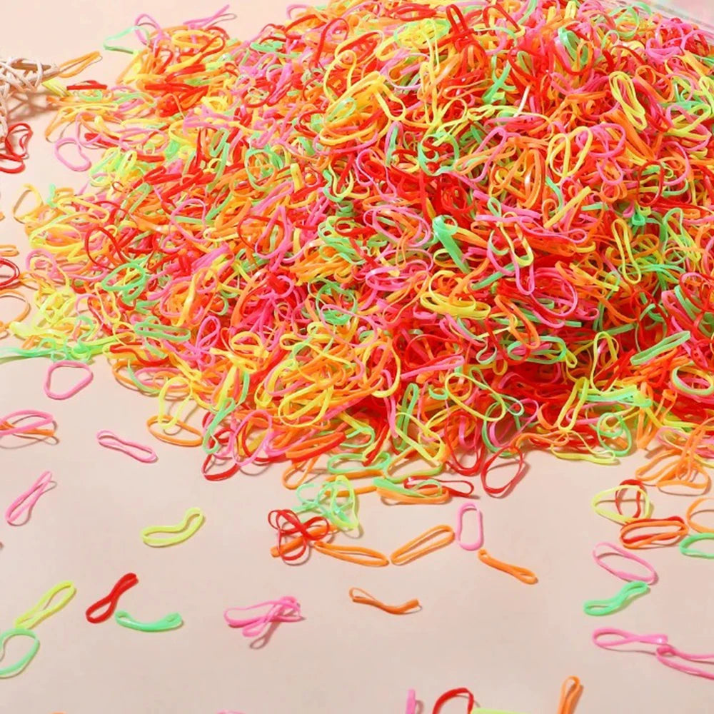 Colorful Hair Ties Pack — Gentle, Stretchy & No Breakage