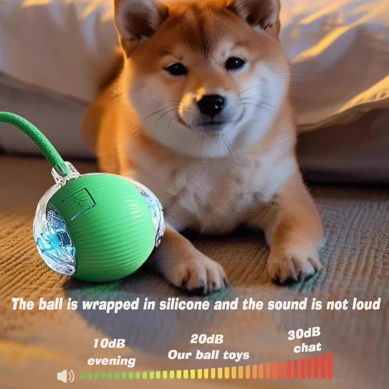 Smart Rolling Dog Ball — Interactive Automatic Toy for Dogs & Cats