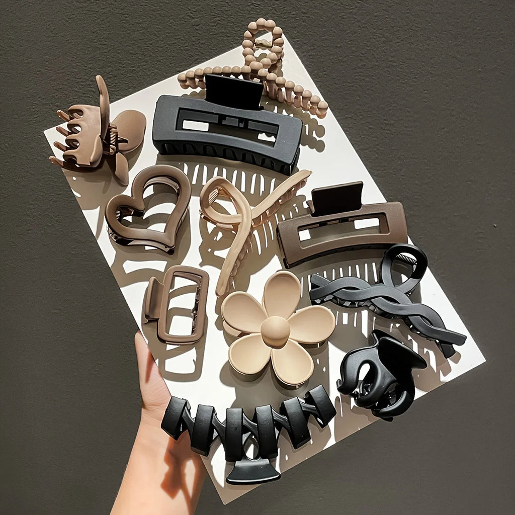 Frosted Hair Clip Set — Aesthetic, Trendy & Effortless